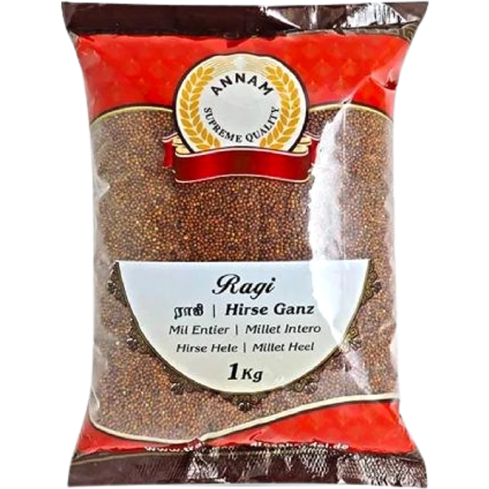 Annam Finger Millet (Ragi) Whole 500g
