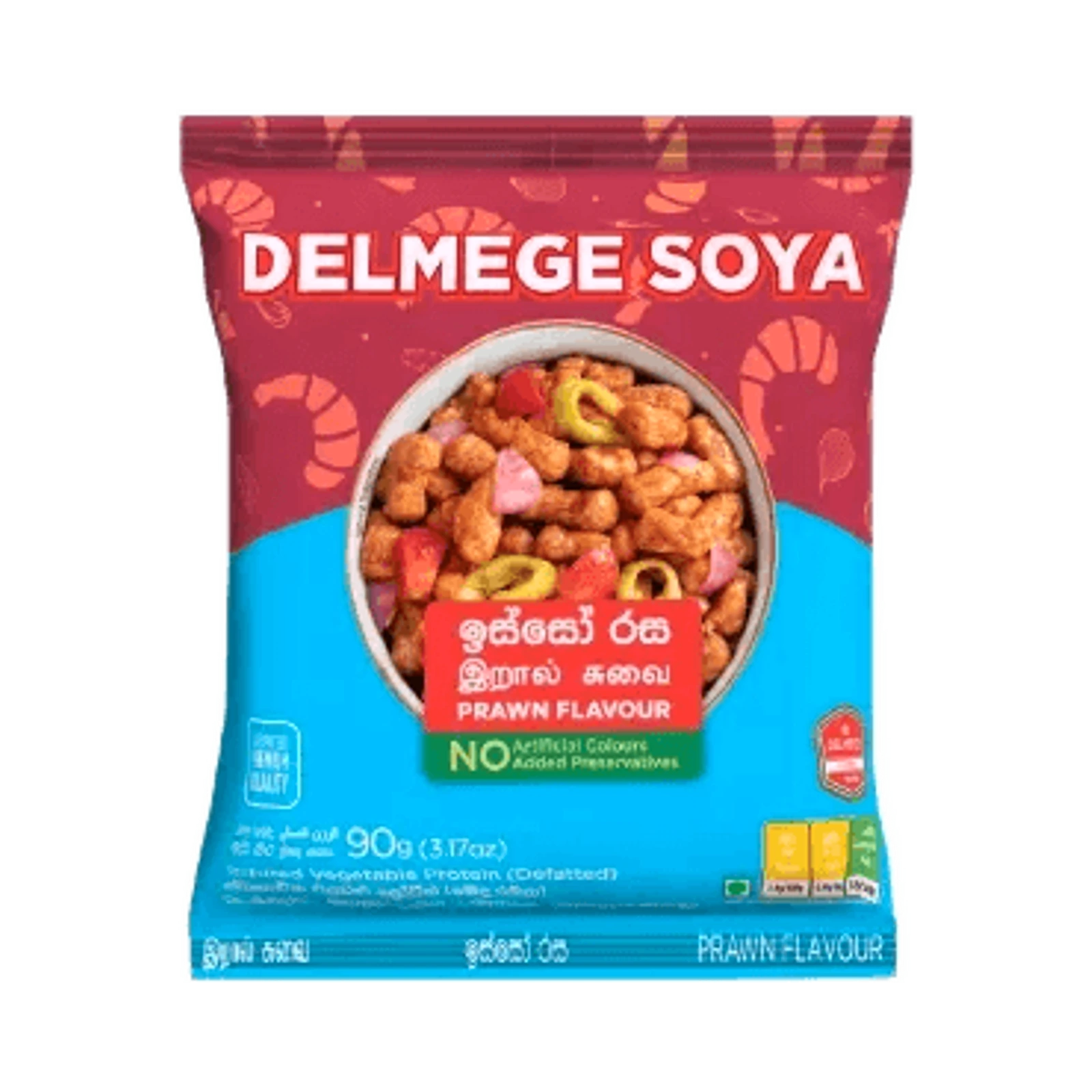 Delmege Soya Meat Prawn Flavour 90g