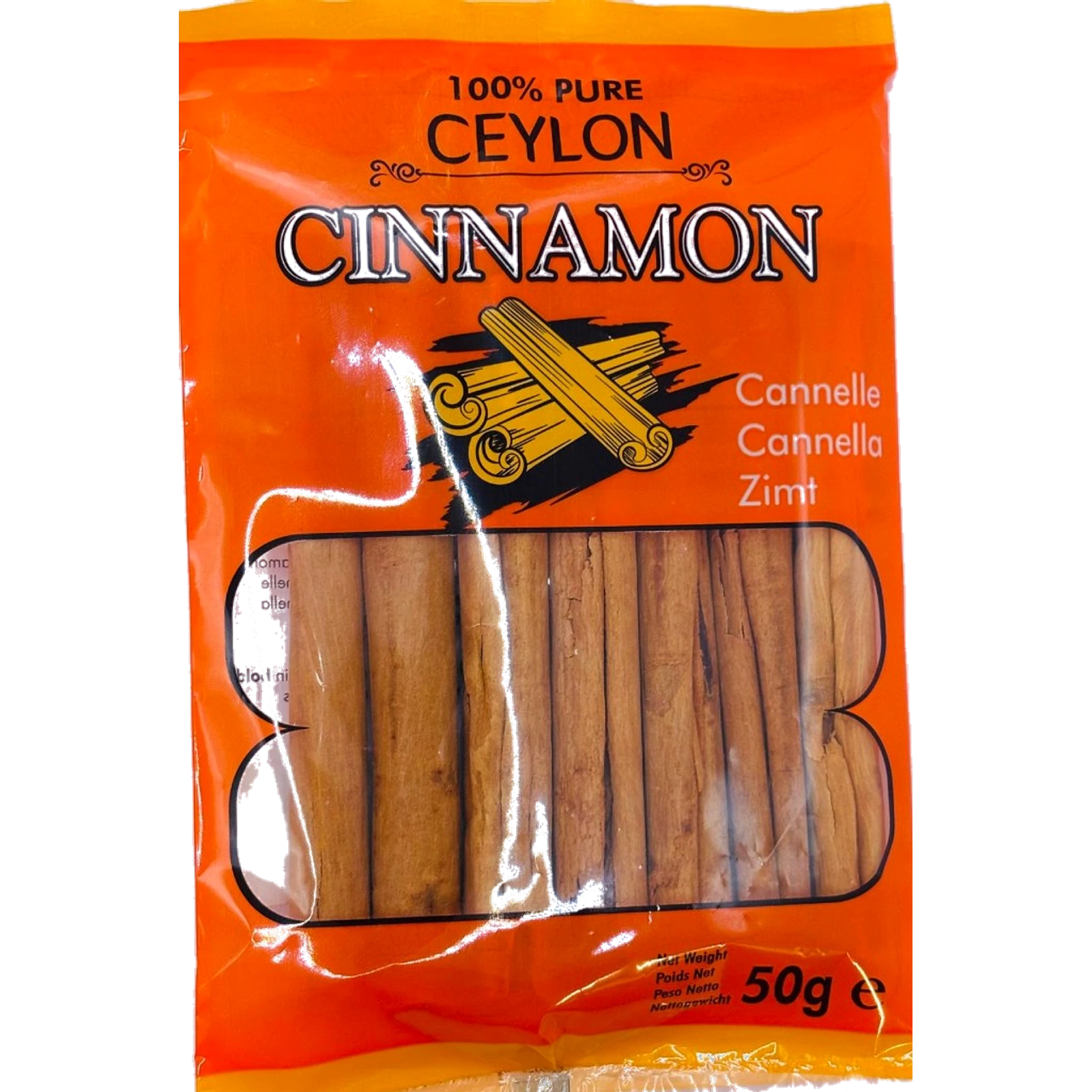 Pure Ceylon Cinnamon Sticks 50g